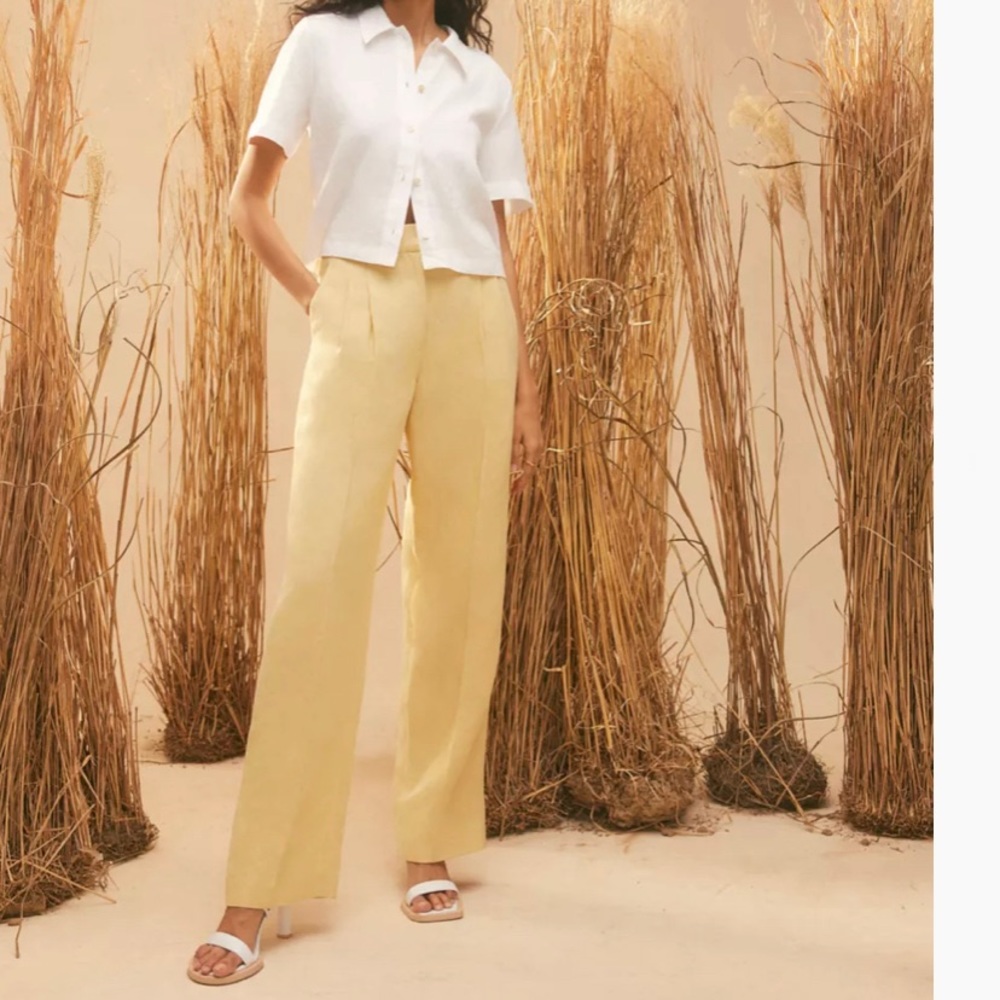 Aritzia Wilfred linen pants